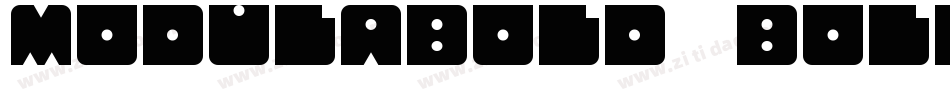 ModulaBold Bold字体转换